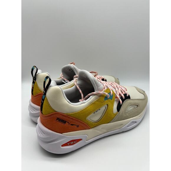 Puma TRC Blaze HC Sneakers Pristine Beige Orange Yellow Men's 384962-01 Size 12 - Picture 11 of 12